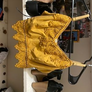 Orangish/ yellowish mix MUDD crop top